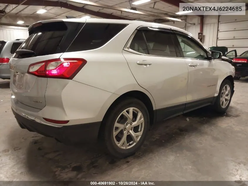 2018 Chevrolet Equinox Lt VIN: 2GNAXTEX4J6224685 Lot: 40691902