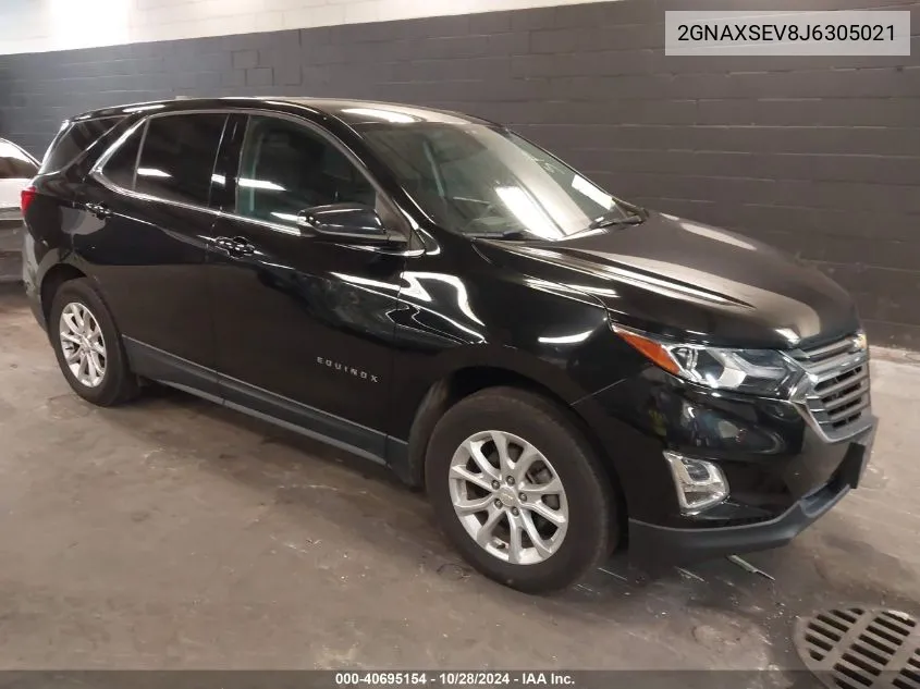 2018 Chevrolet Equinox Lt VIN: 2GNAXSEV8J6305021 Lot: 40695154