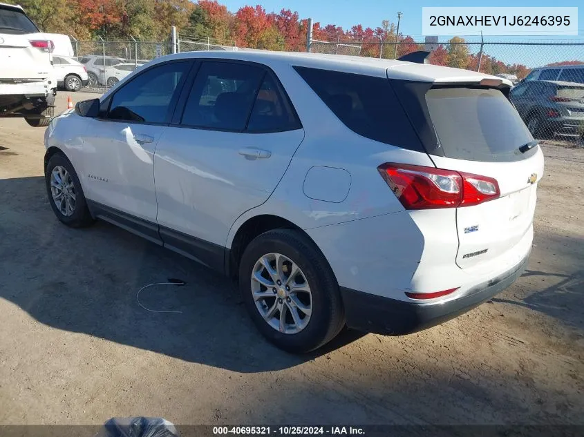 2018 Chevrolet Equinox Ls VIN: 2GNAXHEV1J6246395 Lot: 40695321