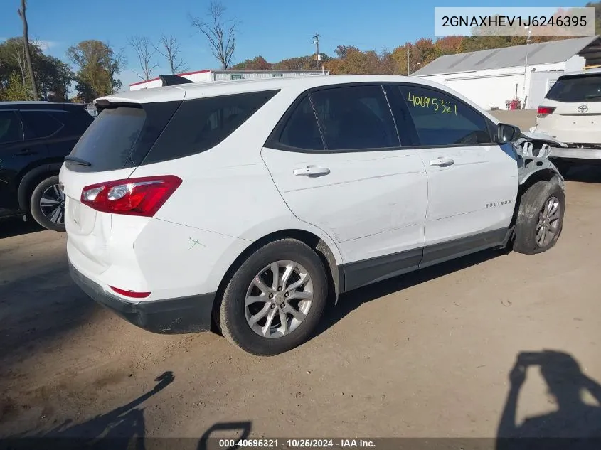 2018 Chevrolet Equinox Ls VIN: 2GNAXHEV1J6246395 Lot: 40695321