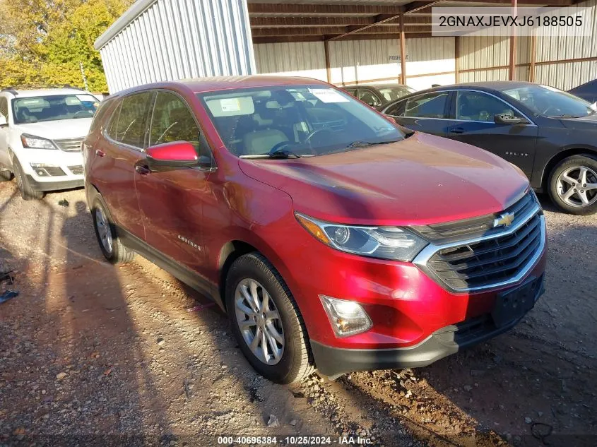 2018 Chevrolet Equinox Lt VIN: 2GNAXJEVXJ6188505 Lot: 40696384