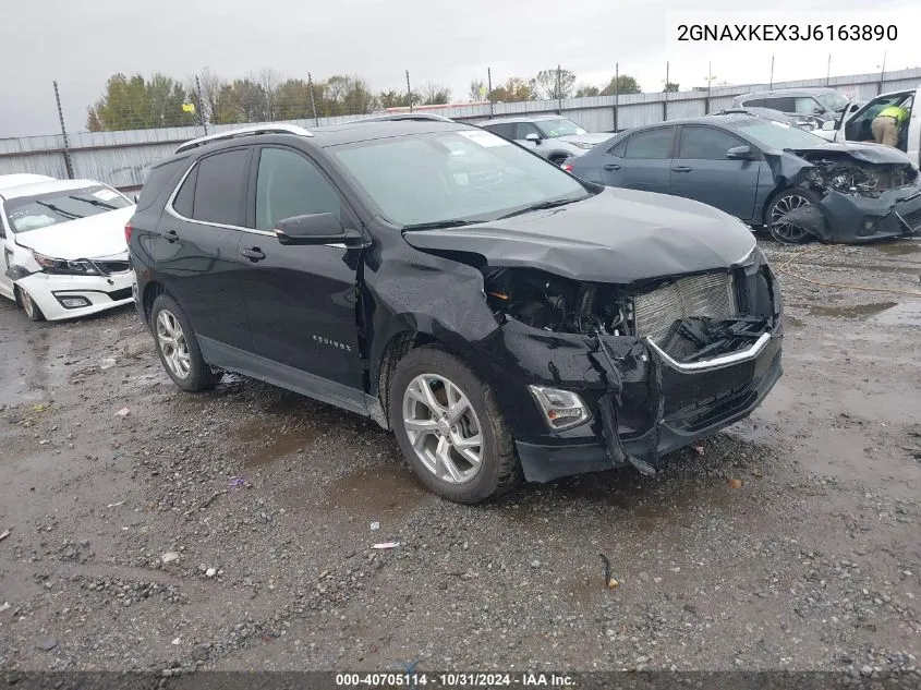 2018 Chevrolet Equinox Lt VIN: 2GNAXKEX3J6163890 Lot: 40705114