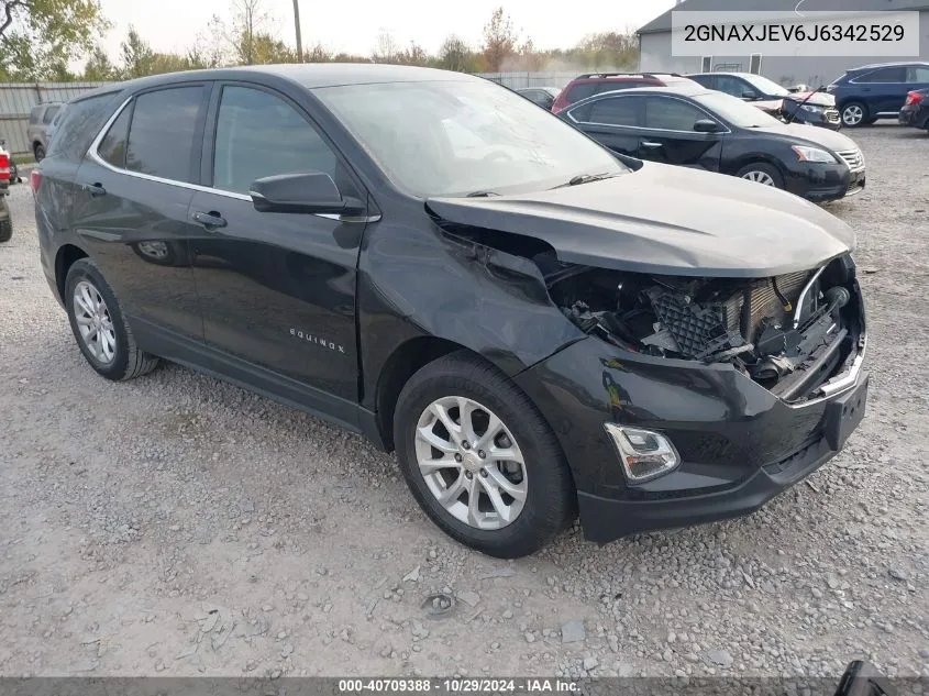 2018 Chevrolet Equinox Lt VIN: 2GNAXJEV6J6342529 Lot: 40709388