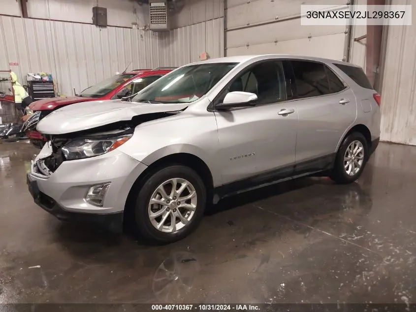 2018 Chevrolet Equinox Lt VIN: 3GNAXSEV2JL298367 Lot: 40710367