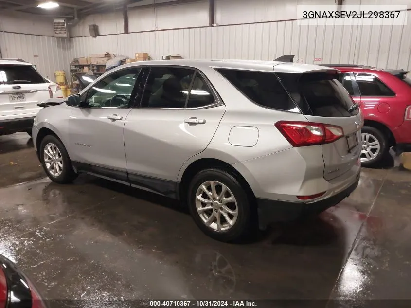 2018 Chevrolet Equinox Lt VIN: 3GNAXSEV2JL298367 Lot: 40710367