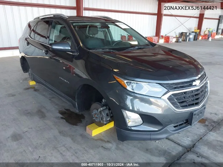 2018 Chevrolet Equinox Lt VIN: 2GNAXKEX5J6144421 Lot: 40711903