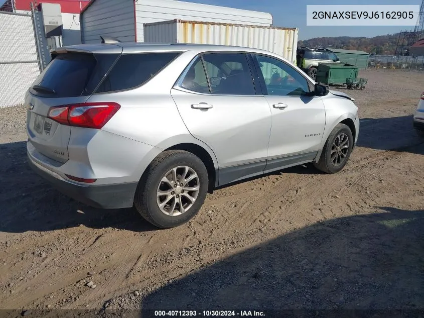 2018 Chevrolet Equinox Lt VIN: 2GNAXSEV9J6162905 Lot: 40712393