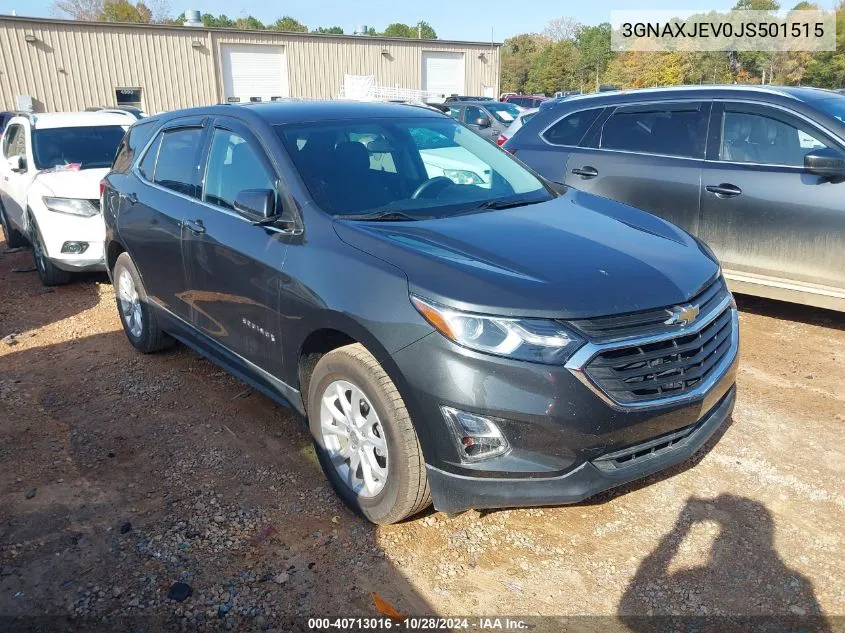 2018 Chevrolet Equinox Lt VIN: 3GNAXJEV0JS501515 Lot: 40713016