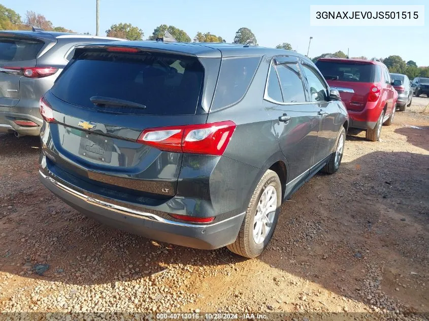 2018 Chevrolet Equinox Lt VIN: 3GNAXJEV0JS501515 Lot: 40713016