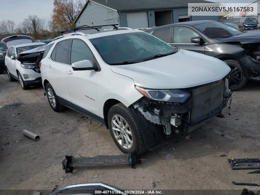 2018 Chevrolet Equinox Lt VIN: 2GNAXSEV5J6167583 Lot: 40713183