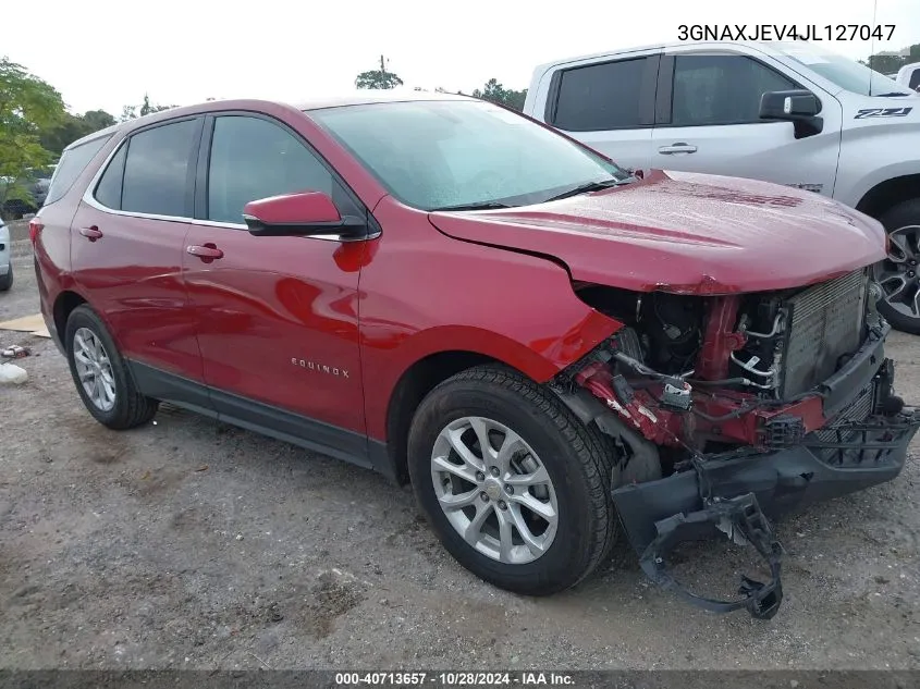 2018 Chevrolet Equinox Lt VIN: 3GNAXJEV4JL127047 Lot: 40713657