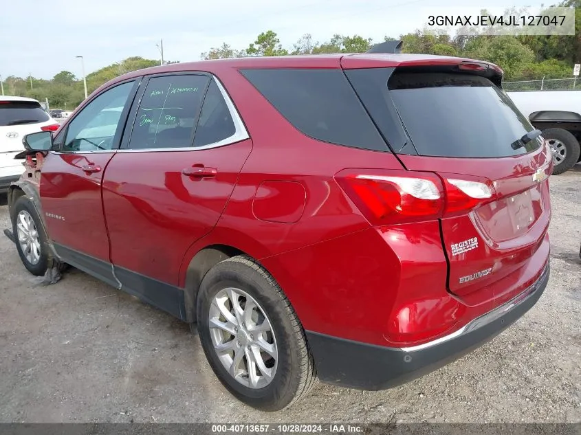 2018 Chevrolet Equinox Lt VIN: 3GNAXJEV4JL127047 Lot: 40713657