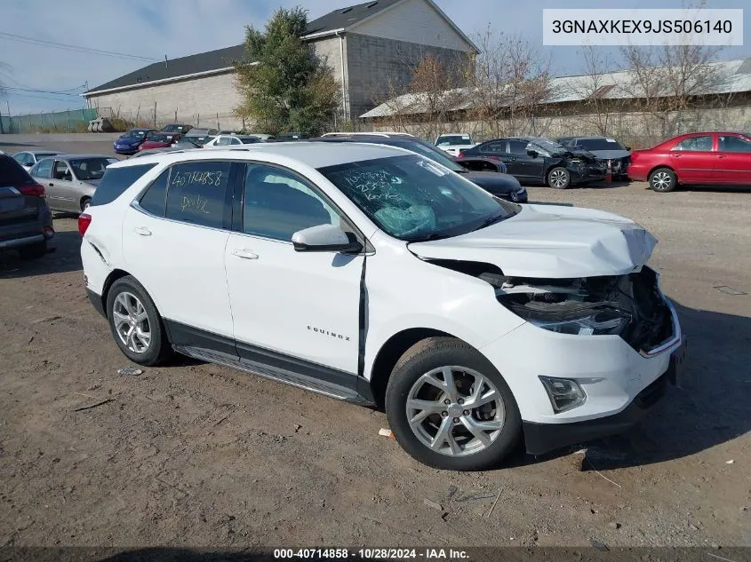 2018 Chevrolet Equinox Lt VIN: 3GNAXKEX9JS506140 Lot: 40714858