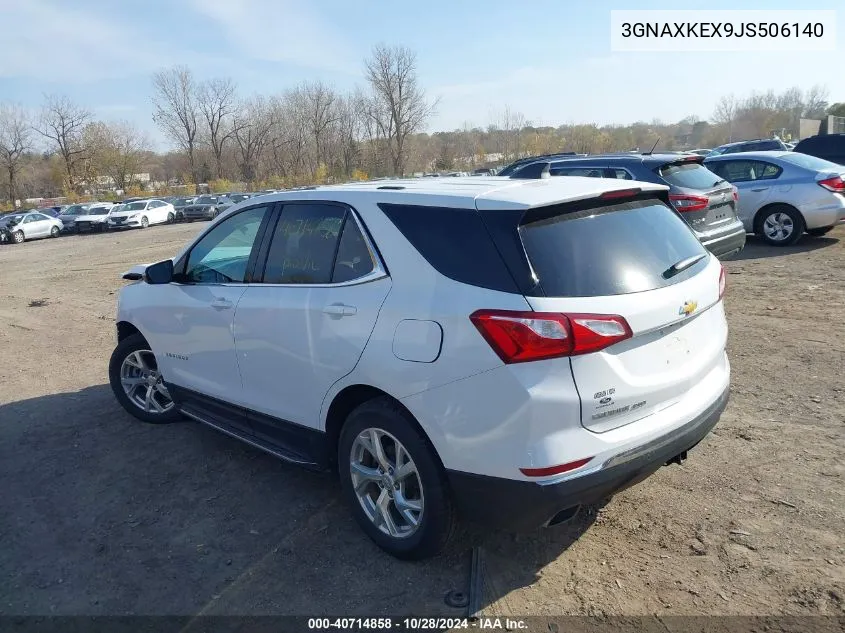 2018 Chevrolet Equinox Lt VIN: 3GNAXKEX9JS506140 Lot: 40714858