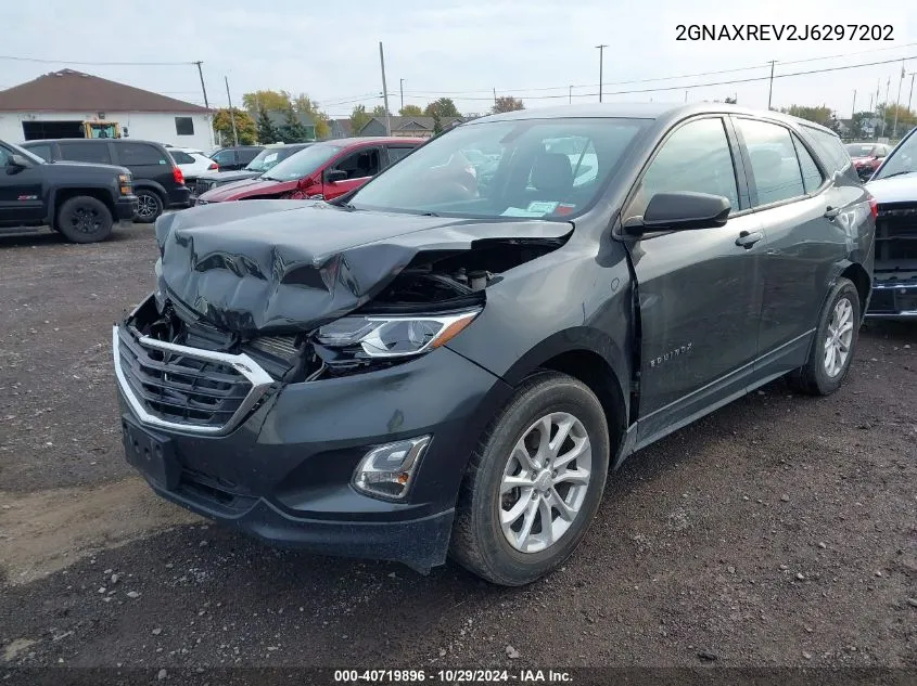 2018 Chevrolet Equinox Ls VIN: 2GNAXREV2J6297202 Lot: 40719896