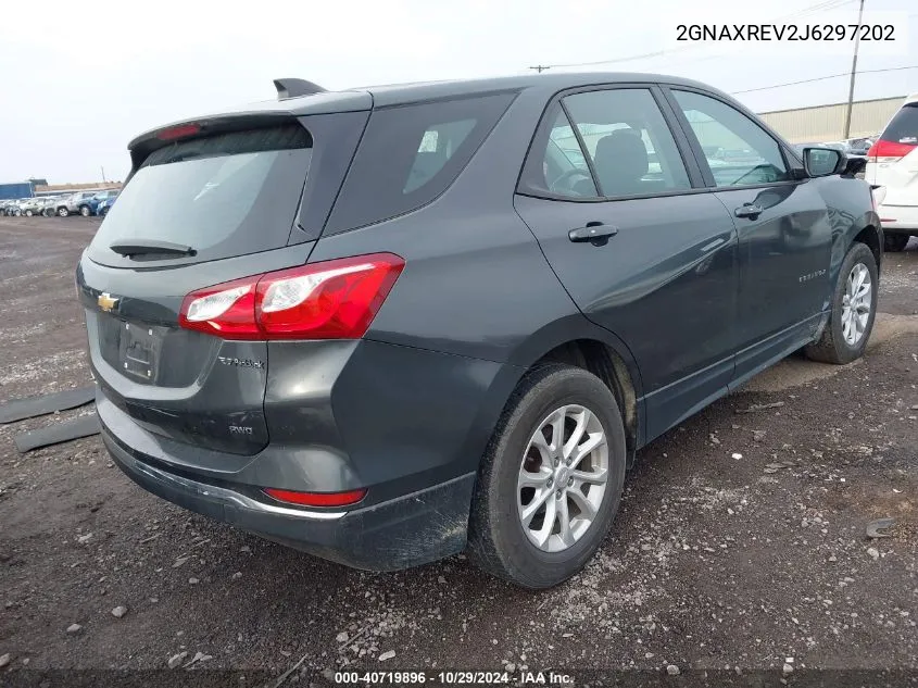 2018 Chevrolet Equinox Ls VIN: 2GNAXREV2J6297202 Lot: 40719896