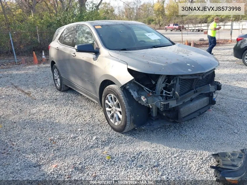 2018 Chevrolet Equinox Lt VIN: 3GNAXJEVXJS573998 Lot: 40723071