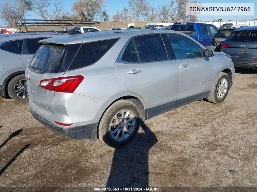 2018 Chevrolet Equinox Lt VIN: 2GNAXSEV5J6247966 Lot: 40728563