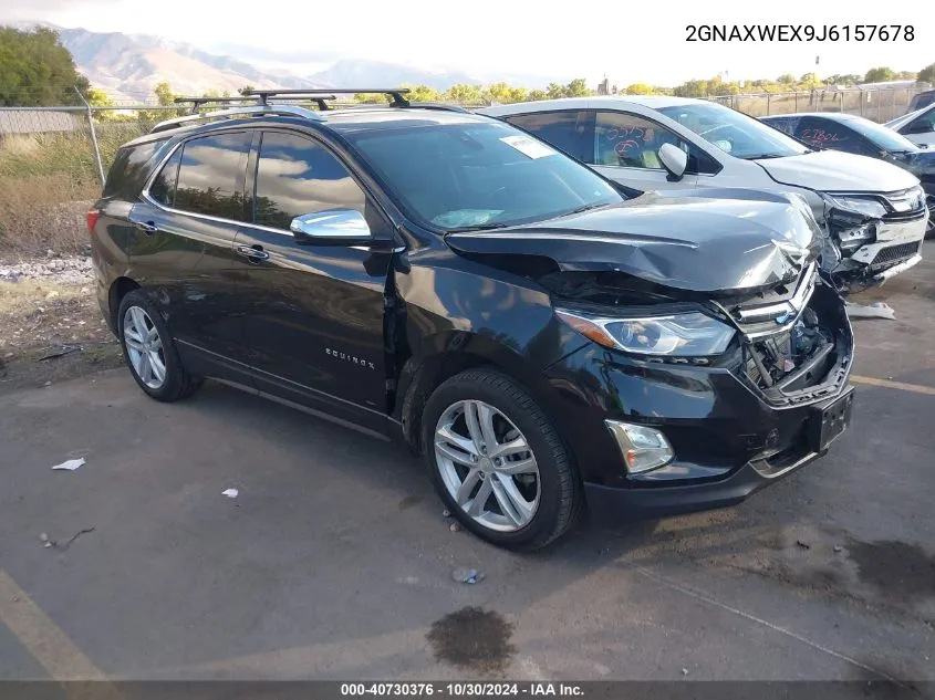 2018 Chevrolet Equinox Premier VIN: 2GNAXWEX9J6157678 Lot: 40730376