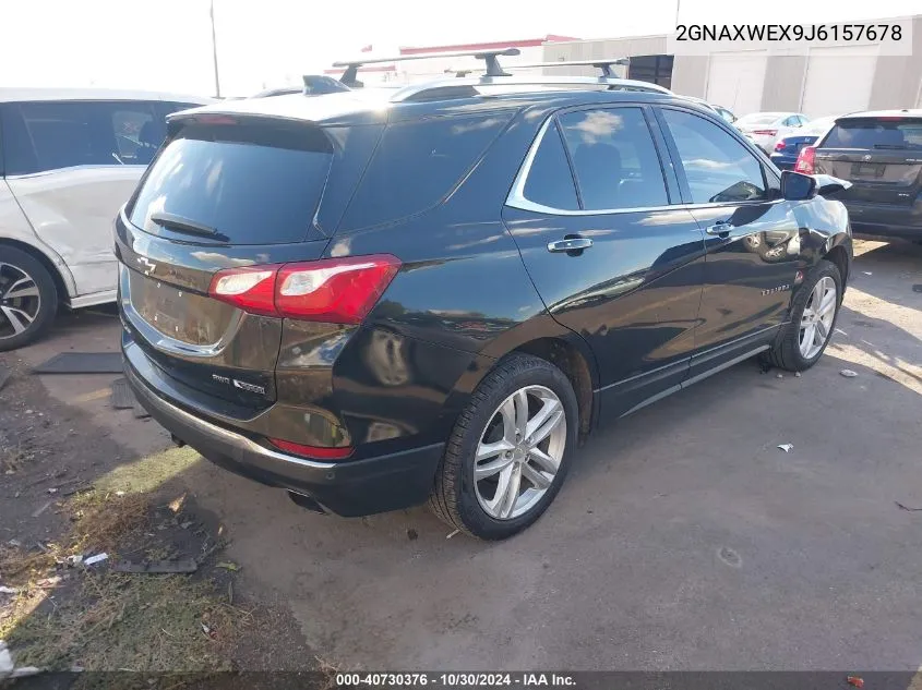 2018 Chevrolet Equinox Premier VIN: 2GNAXWEX9J6157678 Lot: 40730376