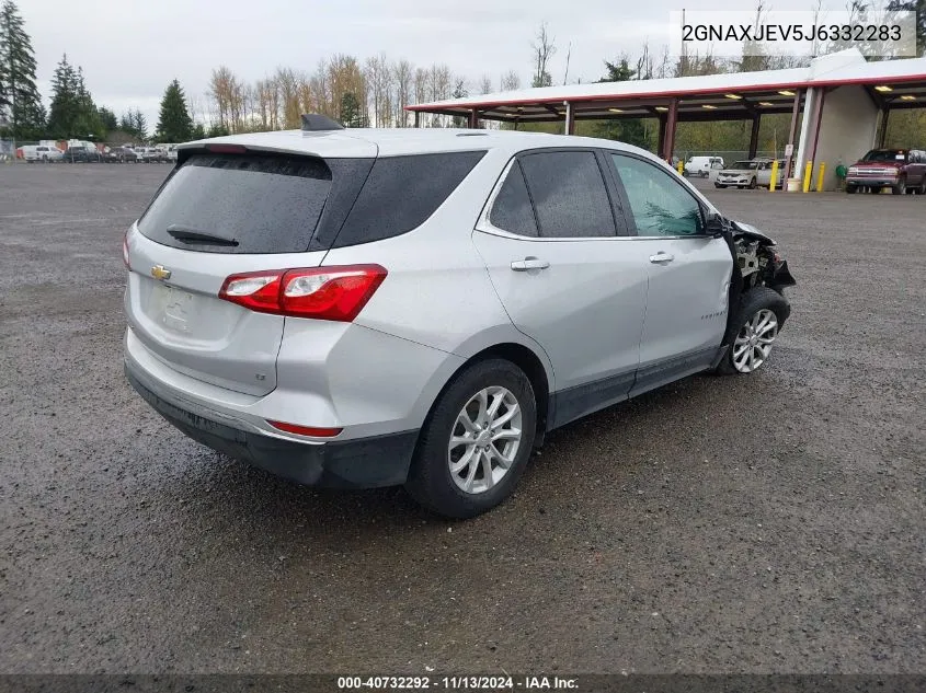 2018 Chevrolet Equinox Lt VIN: 2GNAXJEV5J6332283 Lot: 40732292