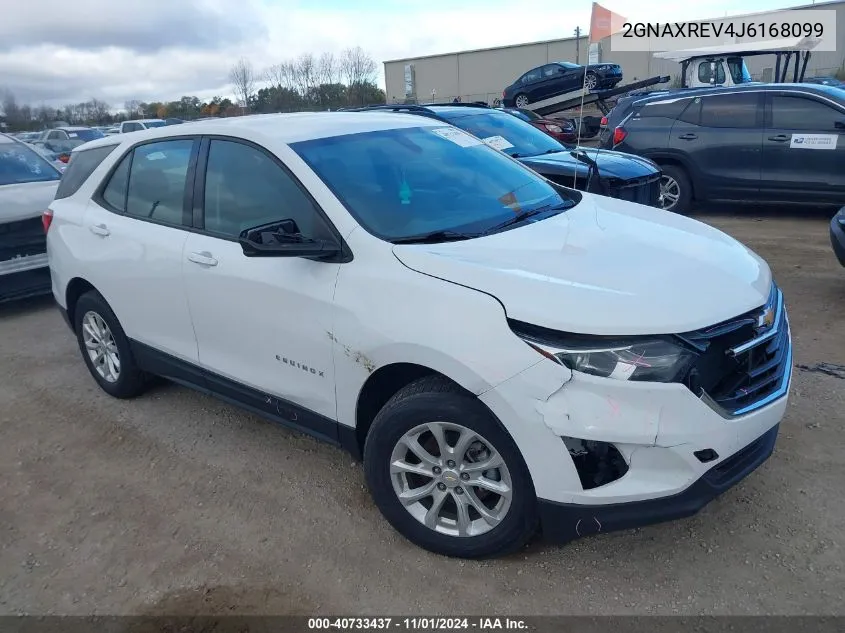 2018 Chevrolet Equinox Ls VIN: 2GNAXREV4J6168099 Lot: 40733437