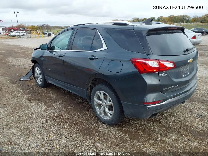 2018 Chevrolet Equinox Lt VIN: 3GNAXTEX1JL298500 Lot: 40735259