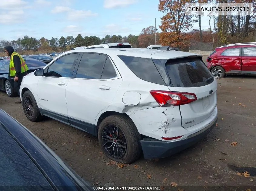 2018 Chevrolet Equinox Lt VIN: 3GNAXJEV5JS527916 Lot: 40736434