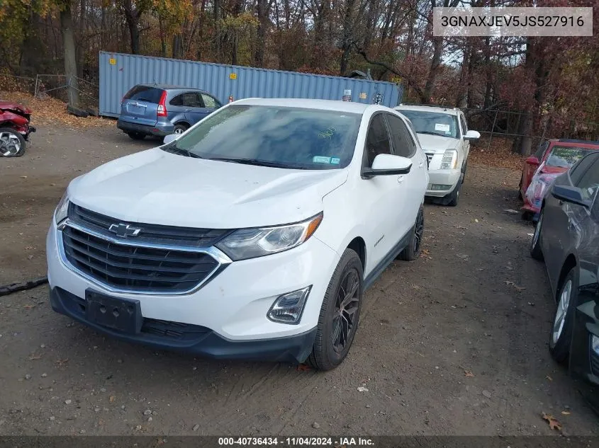 2018 Chevrolet Equinox Lt VIN: 3GNAXJEV5JS527916 Lot: 40736434