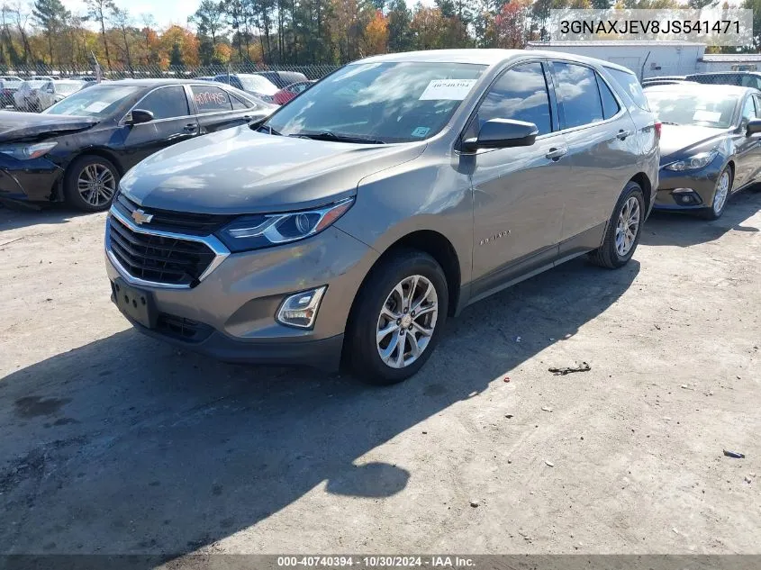 3GNAXJEV8JS541471 2018 Chevrolet Equinox Lt