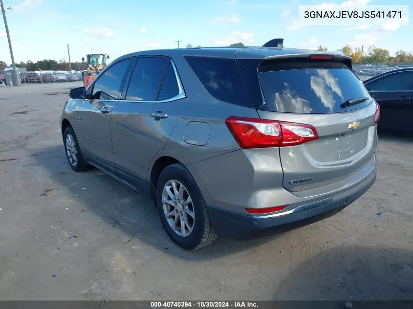 3GNAXJEV8JS541471 2018 Chevrolet Equinox Lt