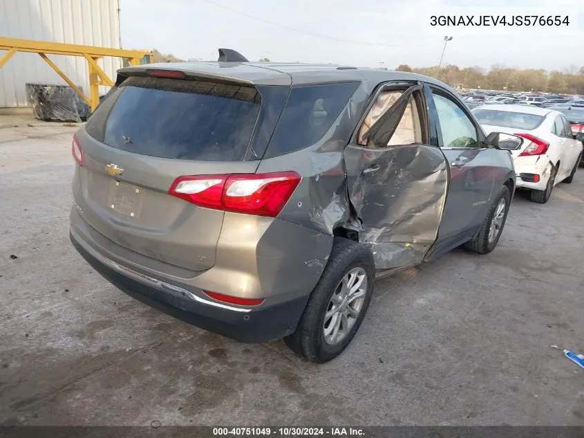 2018 Chevrolet Equinox Lt VIN: 3GNAXJEV4JS576654 Lot: 40751049