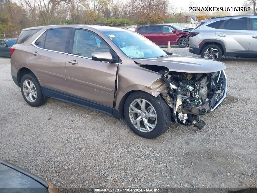 2018 Chevrolet Equinox Lt VIN: 2GNAXKEX9J6163988 Lot: 40752173