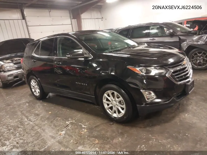 2018 Chevrolet Equinox Lt VIN: 2GNAXSEVXJ6224506 Lot: 40773014