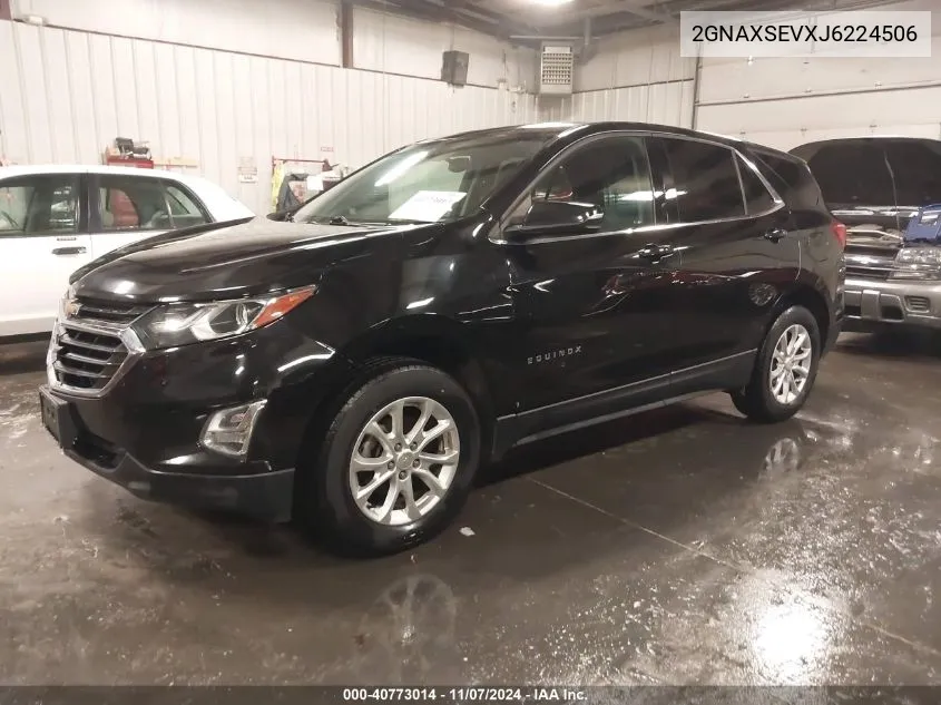 2018 Chevrolet Equinox Lt VIN: 2GNAXSEVXJ6224506 Lot: 40773014