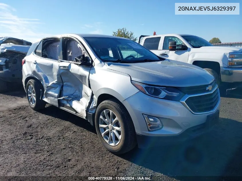 2018 Chevrolet Equinox Lt VIN: 2GNAXJEV5J6329397 Lot: 40779328