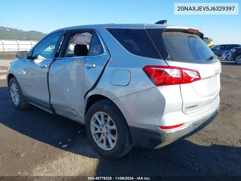 2018 Chevrolet Equinox Lt VIN: 2GNAXJEV5J6329397 Lot: 40779328