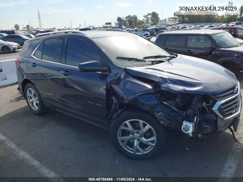 3GNAXKEX4JL294029 2018 Chevrolet Equinox Lt