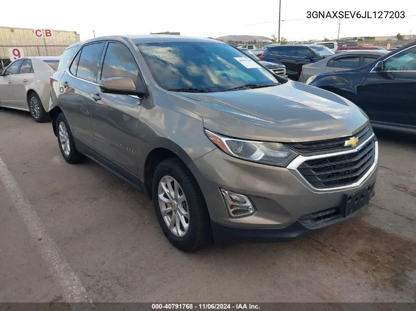 3GNAXSEV6JL127203 2018 Chevrolet Equinox Lt