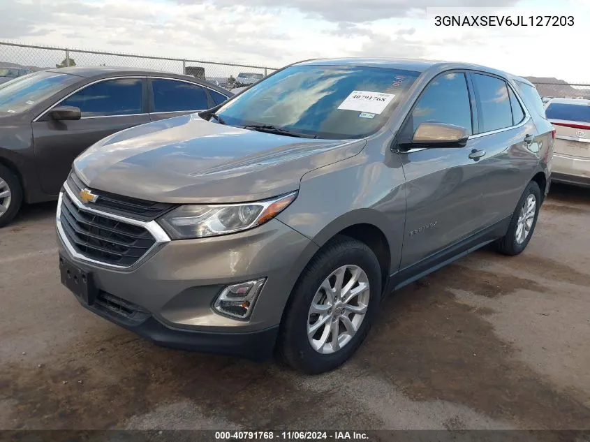 3GNAXSEV6JL127203 2018 Chevrolet Equinox Lt