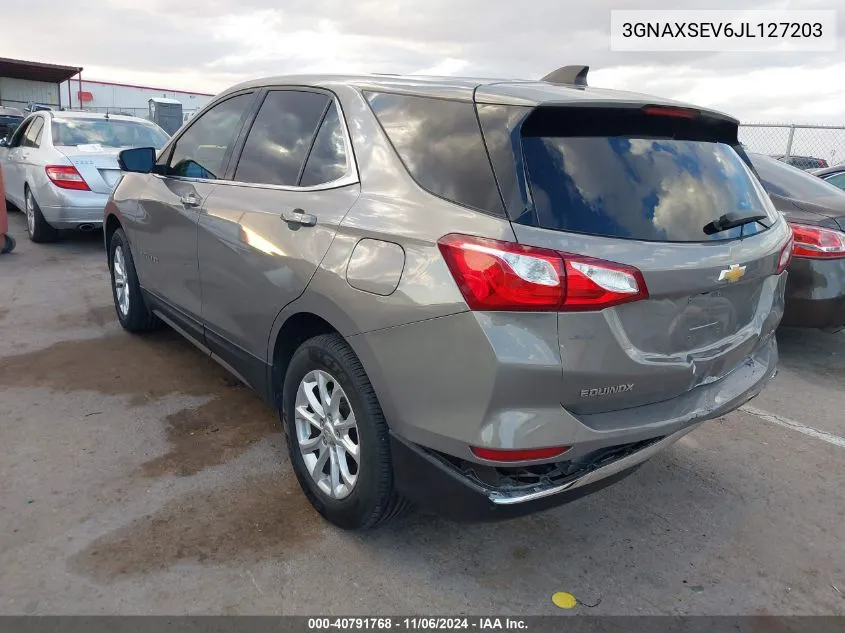 3GNAXSEV6JL127203 2018 Chevrolet Equinox Lt