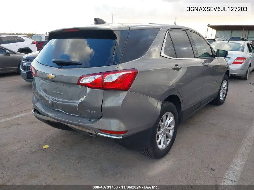 3GNAXSEV6JL127203 2018 Chevrolet Equinox Lt