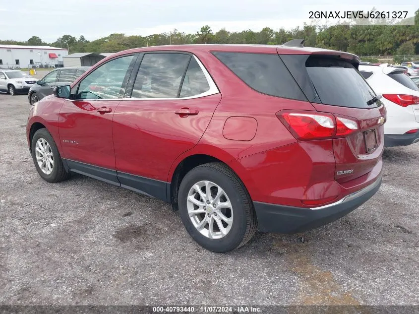 2018 Chevrolet Equinox Lt VIN: 2GNAXJEV5J6261327 Lot: 40793440