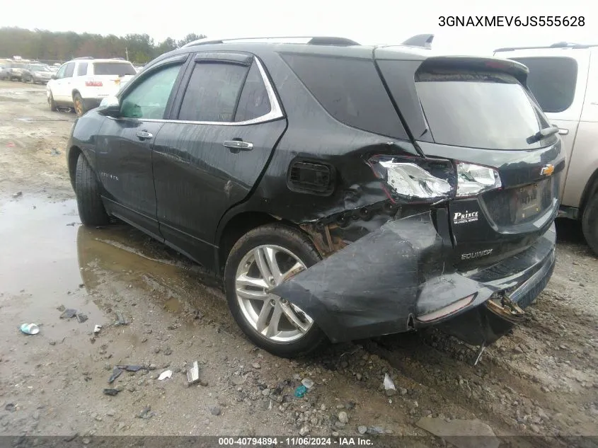 2018 Chevrolet Equinox Premier VIN: 3GNAXMEV6JS555628 Lot: 40794894