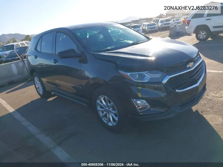 2018 Chevrolet Equinox Ls VIN: 2GNAXHEV2J6283276 Lot: 40805306