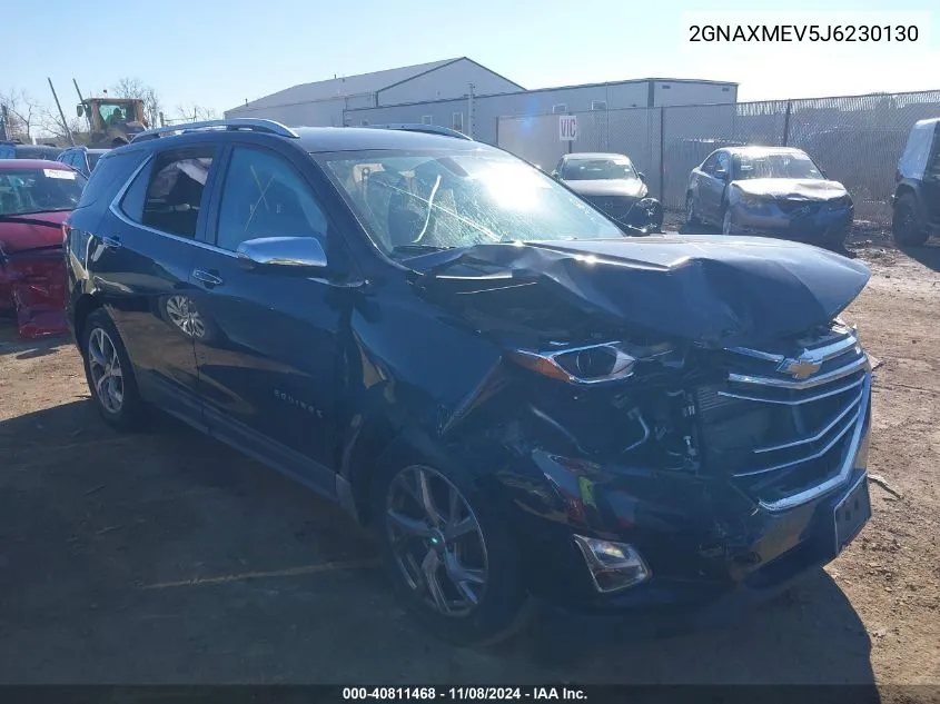 2018 Chevrolet Equinox Premier VIN: 2GNAXMEV5J6230130 Lot: 40811468