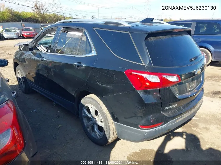 2018 Chevrolet Equinox Premier VIN: 2GNAXMEV5J6230130 Lot: 40811468