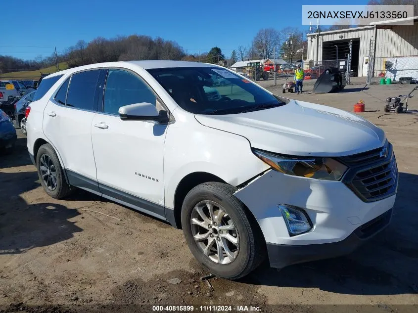 2018 Chevrolet Equinox Lt VIN: 2GNAXSEVXJ6133560 Lot: 40815899