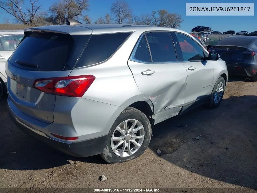 2018 Chevrolet Equinox Lt VIN: 2GNAXJEV9J6261847 Lot: 40819316