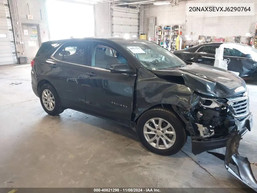 2018 Chevrolet Equinox Lt VIN: 2GNAXSEVXJ6290764 Lot: 40821298